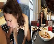 Restaurant Date Pickup Romance Turns Into Hardcore Sex Session from 悉尼马利维议会约炮telegramk32d56环境一流 vfp