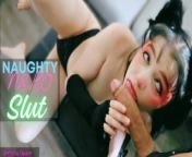 Naughty Horny NEKO Girl Wants to Deepthroat a HUGE COCK from anime cat girl nudeage 3gp xxx videos download bangla actress