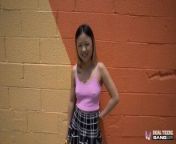 Real Hot Asian Lulu Chu Fucked During Porn Casting from www xxx rari mukhr