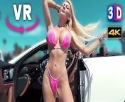 BIG BOOBS GIRL NUDE MICRO BIKINI BLONDE FUCKDOLL VR 3D 4K 360 180 VIRTUAL REALITY from 360水滴之