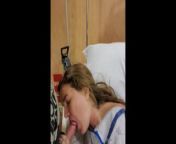 Real--quick cum at the hospital---- please like and subscribe from quick blowjob in public