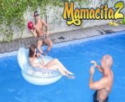 Chicas Loca - Russian Teen Stacy Snake Pool Party Threesome - MAMACITAZ from berendam di natural pool honeymoon beach bali🥵 ccc