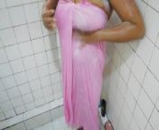 Wife Bathing 2 වයිෆ් නානවා 2 from tamil nighty aunty boob press