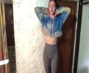 POV Girlfriend pisses herself for you! Pee desperation! from shassy