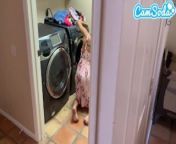 Fucked my step-sister while doing laundry from dominant sex