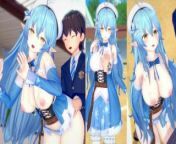 [Hentai Game Koikatsu! ]Have sex with Big tits Vtuber Yukihana Lamy.3DCG Erotic Anime Video. from shruti haasan sex vid com karena kapoor