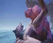 Pig Beast (Borco) Gets Pissed On Cums Hard Inside Female Wolf (Rasha) Wild Life Furry from rasha thada