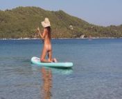Totally NAKED Adventure on SUP ,but I am not alone...somebody retrieved my &quot;naughty behavior&quot; from naked nudism