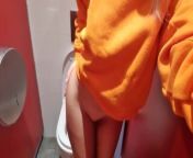She can't wait anymore Risky masturbation in aeroport toilet from bangladeshi actrees