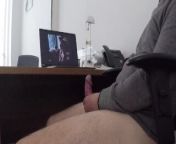 Employee masturbates as boss left the office for a while from webcam office masturbation