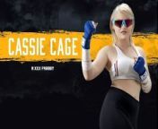 Zazie Skymm As CASSIE CAGE Has Some New Anal Skills In MORTAL KOMBAT XXX from 3d porn new