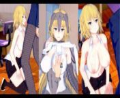 [Hentai Game Koikatsu! ]Have sex with Fate Big tits Jeanne d'Arc.3DCG Erotic Anime Video. from ジャンヌダルク