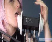 SFW ASMR - PASTEL ROSIE Nibbling Your Ears Until You GetHard - Live Twitch Streamer Ear Licking from india love patreon nude girlfriend roleplay asmr video leaked
