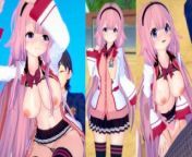 [Hentai Game Koikatsu! ]Have sex with Big tits Vtuber Suo Sango.3DCG Erotic Anime Video. from sanoo