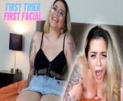 Casting Curvy: First time porn audition for thick tatted MILF from googly co