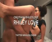 Rhileylove’s crush fucks her on the Kitchen Counter. from ebony kitchen