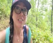 Nerdy Faery's Hiking PEE Desperation causes WET panties from saree hiking pee outdoor
