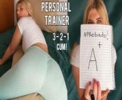 your teacher can pass the subject 💯 only if you fuck it 🔥😈 personal trainer roleplay countdown from কুকুর আর ছেলের চুদা চুদি