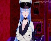 Romantic Sex with General Esdeath from Akame Ga Until Creampie - Anime Hentai 3d Uncensored from animeanimph 3d