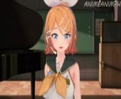PROJECT SEKAI COLORFUL STAGE KAGAMINE RIN ANIME HENTAI 3D UNCENSORED from sekai