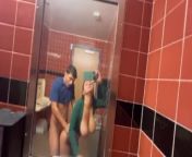 Hailey Rose gets Creampie in Whole Foods Public Bathroom from cece rose joi