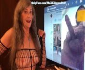 Mature Cougar Rates OF Subscriber Eddie’s BBC!🤩 from reaction big dick