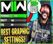 Modern Warfare 2: Best CONTROLLERGRAPHICS Settings For PC! (Maximize FPS & Performance) from desi piko xxxndian viral video sex sex hd video