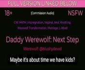 DILF Werewolf breeds you and fills you with a litter [M4TM] from hostxxx