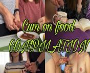 Cum On Food Compilation Vol.1 from cheese pizza cum