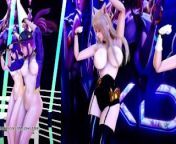 [MMD] BLACKPINK - Forever Young Hot Striptease Ahri Akali Kaisa Evelynn Seraphine KDA from korean nude naked images
