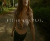 BELLA needs to PEE while on a WALKING TRAIL - MyLoveBunny xx from arab hot sexy xx