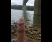Jacking off at the park (video&pics) from chubby hairy pee