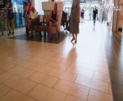 Spying on a slut without panties in a mall from www mom san sax ful moves com