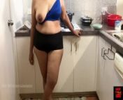 Hira - Hot Milf Sensually Cooks In the Kitchen - Amazing BOOTY and BOOBS from telugu actress pavithra lokeshsex videosaunty fingering her wife hospital