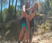 I get horny at the lake and we go to the forest to fuck -caught from simran blue film sex video