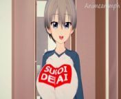 Fucking Uzaki from Uzaki Wants to Hang Out Until Creampie - Anime Hentai 3d Uncensored from mir chan res 3