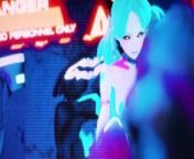 Cyberpunk: Edgerunner's Rebecca gets a mating press by Adam Smasher - 3D Animation Cyberpunk 2077 HD from rebbeca