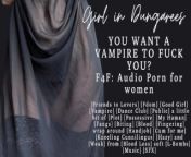 F4F | ASMR Audio Porn for women | You want a vampire girlfriend? | Fucking you in the vamp club from erotic vampire