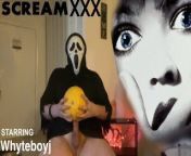 GHOST FACE FUCKs Pumpkin For Casey Becker on HALLOWEEN!!SCREAM XXX PARODY from horror porn