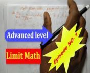 Advance Limit math Teach By Bikash Educare episode no 1 from pg indian teacher enjoying with young