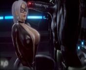 3D Blender 🖤 Black Cat X Venom Blowjob | 60 FPS 🍑 from jothika rape scene