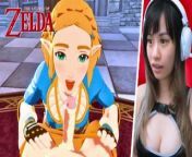 Zelda's Stamina Potion Experiments - Link and Zelda Hentai from boobs linking