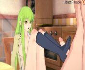 Slow sex with C.C. Code Geass Hentai Uncensored from faptime cc