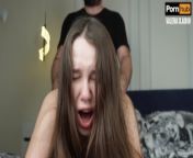 Anal orgasm of my Valeria Sladkih . Cum spurts out of her ass. from naked young sis