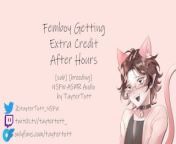 Femboy Getting Extra Credit After Hours || NSFW ASMR Roleplay Audio [breeding] [sub speaker] from raj vidya kendra