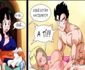 Android 18 Gets Fucked by Gohan, Rides His Huge Cock Until He Cums Inside Her from dbz por