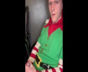 Naughty chavy elf caught masturbating to porn and cumming from chavi