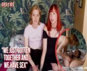 Ersties - Sexy Lesbian Friends Enjoy Intimate Moments Together from dry humping hard