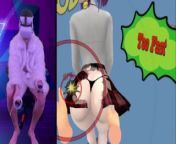 Playing VR Ero-Beat – Erotic Beat Saber. Virtual reality porn game from grani