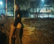 girl flashing naked in the street fucking in public voyeurs and caught by the police from marzena rogalska nago porn